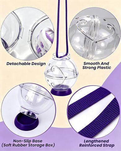 Portable Yarn Holder, Travel Yarn Holder（ 2 in 1 Yarn Bowl ） in Kuwait