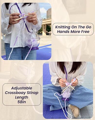 Portable Yarn Holder, Travel Yarn Holder（ 2 in 1 Yarn Bowl ） in Kuwait