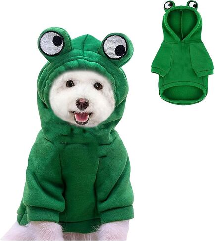 HDKUW Dogs Hoodie, Sweatshirt Fruit Warm Coat Sweater, Cold Weather Costume for Puppy Small Medium Dog (S, Grey Mouse) in Saudi Arabia