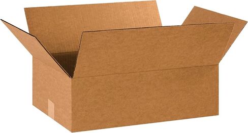 Partners Brand 18x12x6 Corrugated Cardboard Boxes, 18"L x 12"W x 6"H, Pack of 25 | Shipping, Packaging, Moving, Storage Box for Business, Strong Wholesale Bulk Boxes 18x12x6 18126 in Kuwait