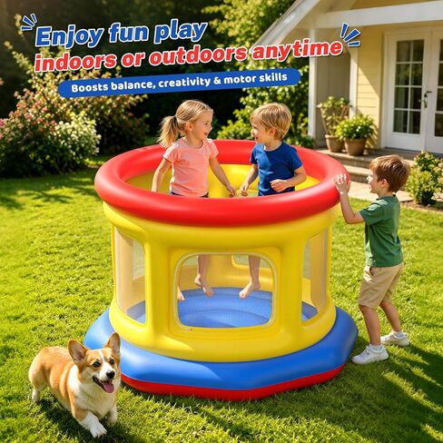 JOSEN Inflatable Bounce House for Toddlers 1-3, Kids Ball Pit & Trampoline, Indoor Outdoor in Saudi Arabia