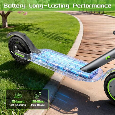 MAXSHOT Electric Scooter for Big Kids, Top Speed 9/16/19MPH, 10/12/16/21/50Miles Range, 6.5"/8.5"/14" Tires Folding Commuter Escooter with Dual Suspension for Commuting, APP Control in Kuwait