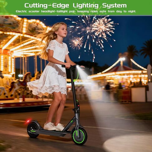 MAXSHOT Electric Scooter for Big Kids, Top Speed 9/16/19MPH, 10/12/16/21/50Miles Range, 6.5"/8.5"/14" Tires Folding Commuter Escooter with Dual Suspension for Commuting, APP Control in Kuwait