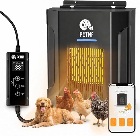 PETNF Dog House Heater, WiFi Smart Thermostat 45-113°F Adjustable in Kuwait