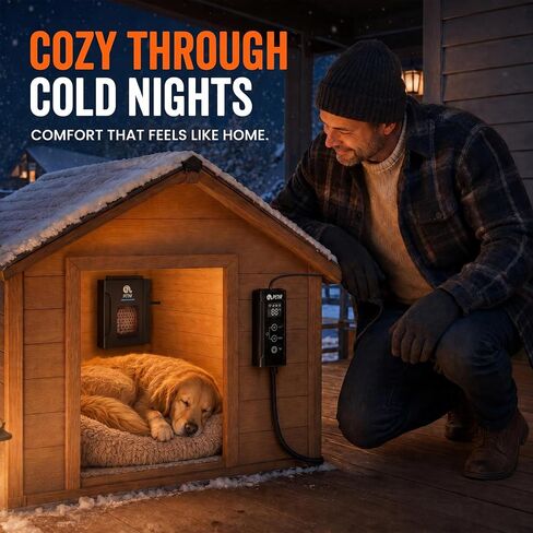 PETNF Dog House Heater, WiFi Smart Thermostat 45-113°F Adjustable in Kuwait