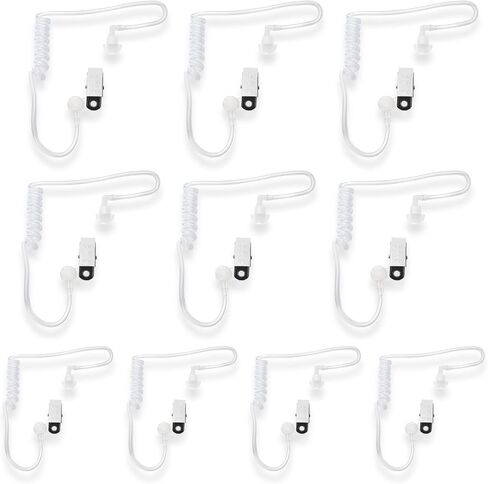 Spy Earpiece Secret Service Security Guard Earpiece Fake Earpieces for Halloween Party Cosplay Costumes Accessories in Kuwait
