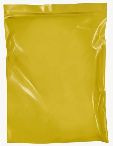 uPolyBags 5" X 8 Inch Black Reclosable Resealable Zipper Bags, 100 in Kuwait
