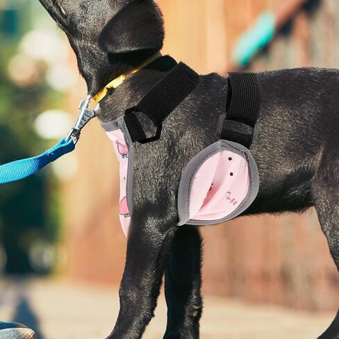 Pink Polyester Dog Belly Protector Vest for Corgis, Windproof Everyday Wear in Kuwait