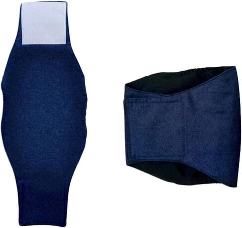 Male Dog Belly Wrap Band Diaper Pants Fabric Blue Reusable Size S in Kuwait