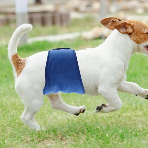 Reusable Dog Belly Band, Double-Sided Waterproof Cloth Puppy Diaper Wrap in Saudi Arabia