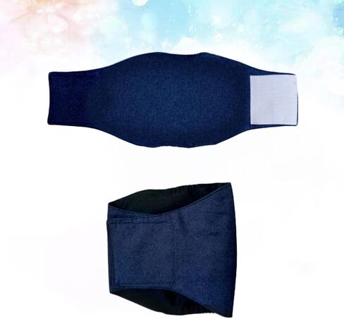 Male Dog Belly Wrap Band Diaper, Cotton Sanitary Underwear Blue in Kuwait