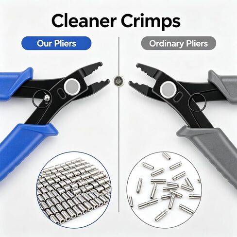 Crimping Pliers for Jewelry Making Bead Crimper Tool 2mm-5mm (Blue) in Kuwait