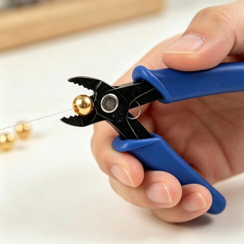 Crimping Pliers for Jewelry Making Bead Crimper Tool 2mm-5mm (Blue) in Kuwait