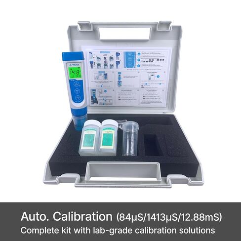 أدوات أبيرا، LLC-AI314 Premium Series EC60 مجموعة جيب التوصيل المقاوم للماء، دقة 1% F. S، سهولة التبديل من EC/TDS/الملوحة ، مسبار قابل للاستبدال in Kuwait