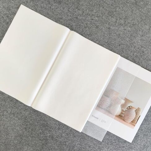 100 Sheets Bamboo Pulp Rice Paper, Wet-Strength Tissue Paper (White) in Kuwait