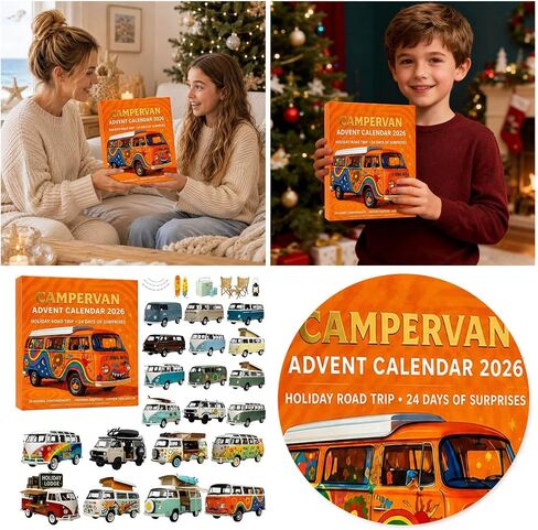 Advent Calendar 2026 Car Blind Countdown With 24‑Piece 2D Hidden Vehicles For Daily Surprise Unboxing Collectible Diecast For Kids And Adults Interactive Holiday in Kuwait