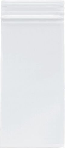 Plymor 3" x 6" (Pack of 500), 2 Mil Zipper Reclosable Plastic Bags in Kuwait