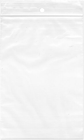 Plymor 4" x 6" (Pack of 200), 2 Mil with Hang-Hole Zipper Reclosable Plastic Bags in Kuwait
