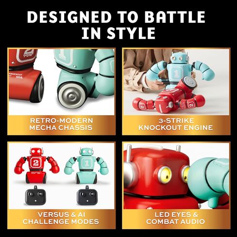 FAO Schwarz RC Robot Knockout Remote Control Boxing Set, 2 Fighting Robots in Kuwait