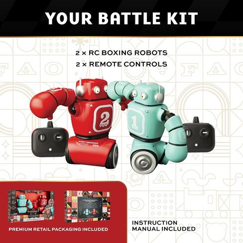 FAO Schwarz RC Robot Knockout Remote Control Boxing Set, 2 Fighting Robots in Kuwait