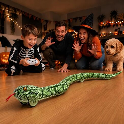 Remote Control Snake Toys, Rechargeable Realistic Amphibious RC Snake Gifts in Kuwait