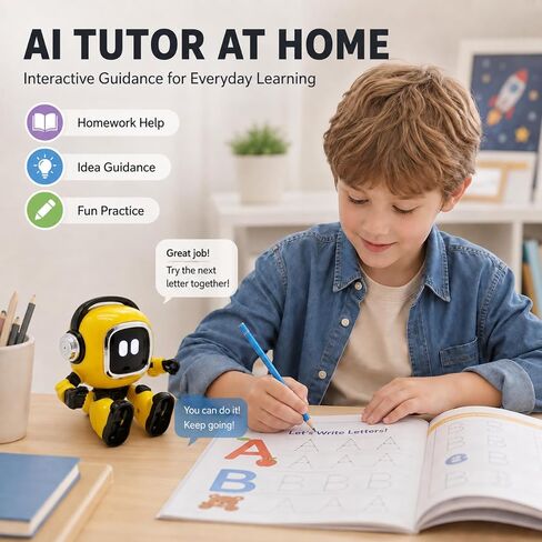 AI Robot Adult Companion, Mini Interactive Desk Pocket Pet Bot in Kuwait