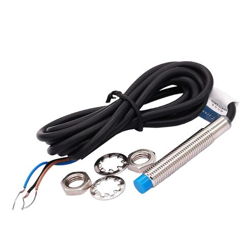 Taiss 2PCS M12 4mm Sensing DC 5V NPN NO (مفتوحة عادة) طابعة ثلاثية الأبعاد LJ12A3-4-Z/BX-5V أسطوانة حثي القرب مفتاح مستشعر الجهد الكهربي 5VDC خاص لـ MCU in Kuwait