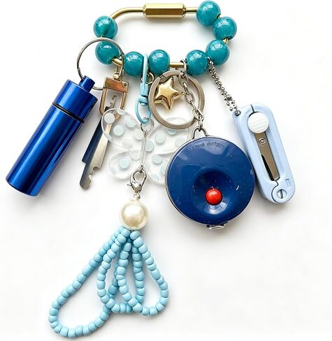 W Wellshine Needlepoint Bag Charm with Stitching Tools and Measuring Tape in Saudi Arabia