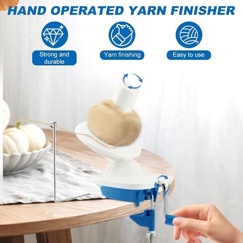 Manual Yarn Winder 3.5 oz, Yarn Ball Winder with Table Clamp for Knitting in Kuwait