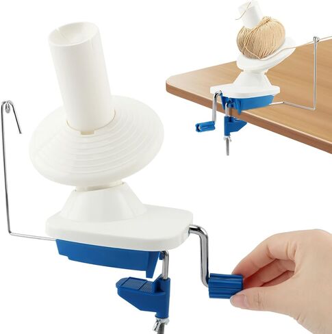 Manual Yarn Winder 3.5 oz, Yarn Ball Winder with Table Clamp for Knitting in Kuwait