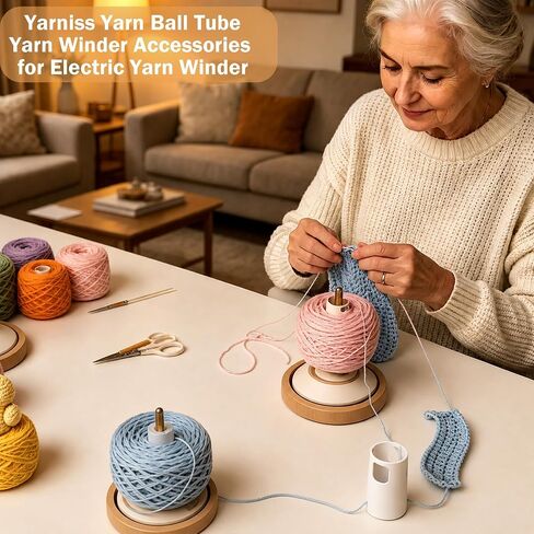 Yarniss 10pcs Yarn Ball Tube for Electric Yarn Winder, Winding Tube Adapter in Saudi Arabia