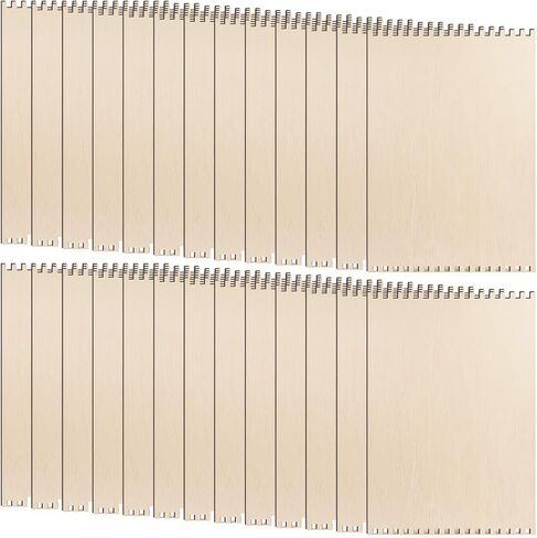 36 Pcs Weaving Loom Wooden Notched Craft Tool for DIY Knitting, 6x9 Inch in Saudi Arabia
