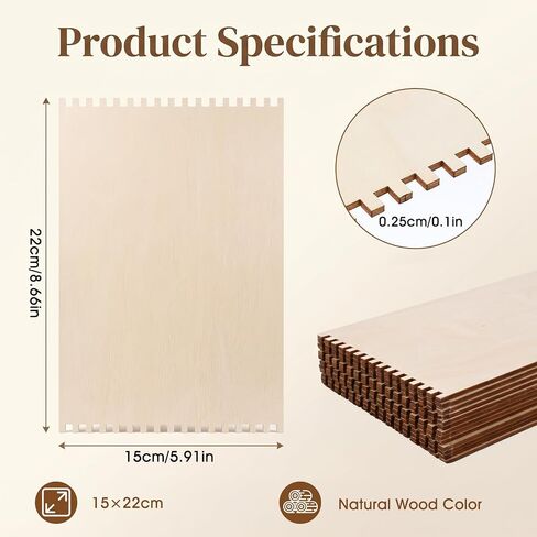 36 Pcs Weaving Loom Wooden Notched Craft Tool for DIY Knitting, 6x9 Inch in Saudi Arabia