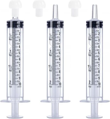 150ml Large Syringes for Liquid, Oral, Scientific Labs, Measurement, Dispensing, with Cap- 3 Pack 150 ml Syringe in Kuwait
