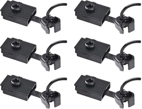 Milageto 6 Pieces Model Train Coupler Metal and PP Hook Set for HO 1/87 Scale Railroad Freight Cars Universal Hobby Model Accessory for DIY Train Modification in Kuwait
