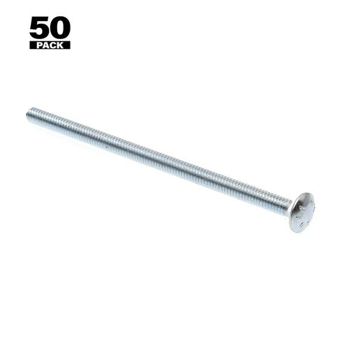 Prime-Line 9062604 Carriage Bolts, 1/4 In.-20 X 5 In., A307 Grade A Zinc Plated Steel (50 Pack) in Kuwait