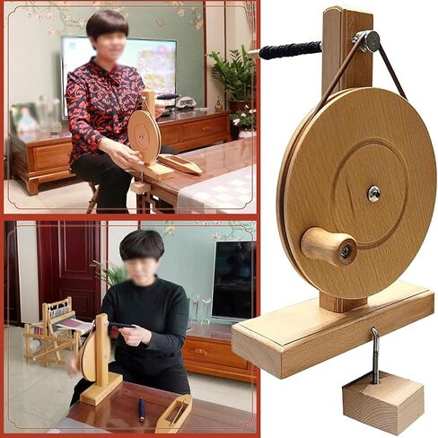 Wooden Yarn Spinning Wheel in Kuwait