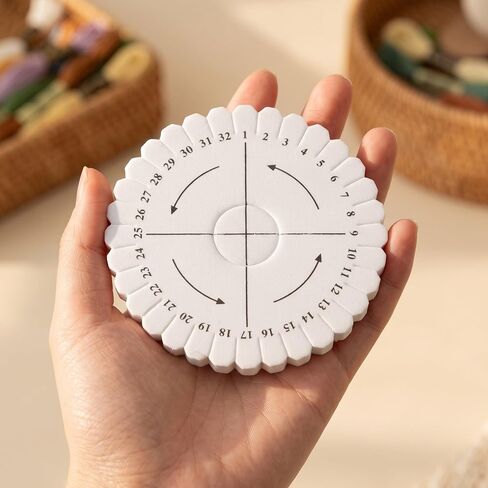 NAMOARLY 24pcs Slot Round Braiding Disc Kit for Paracord and Yarn in Kuwait