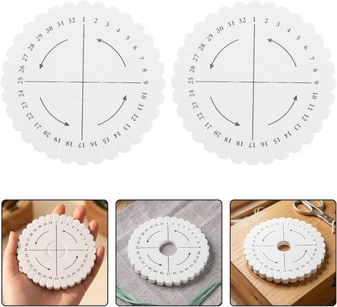 NAMOARLY 24pcs Slot Round Braiding Disc Kit for Paracord and Yarn in Kuwait