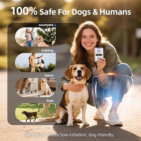 Dog Bark Deterrent Device,Sonic Anti Barking Device for Dogs in Kuwait
