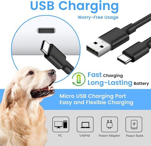 Anti Barking Device for Dogs,Multi-Functional Ultrasonic Bark Deterrent with 30 Ft Range, 3 Modes & LED Light, Safe for Humans & Dogs in Kuwait