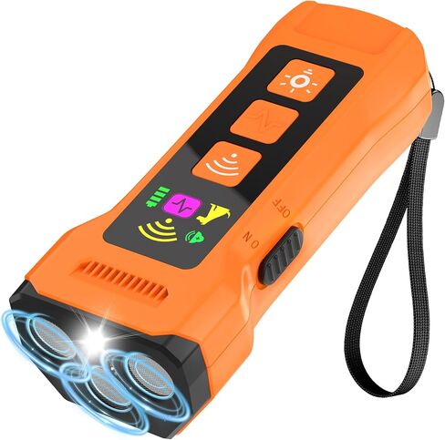 6 in 1 Ultrasonic Dog Trainer Rechargeable Handheld Bark Control Device in Kuwait