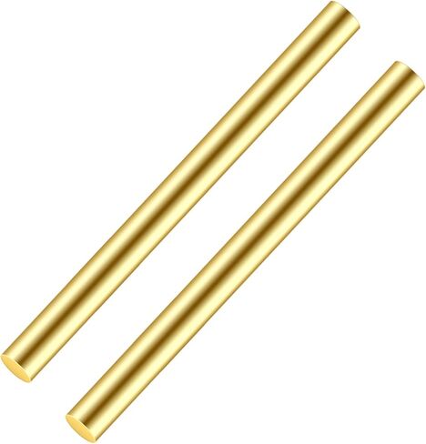 DYWISHKEY 20 Pieces 5/32 Inch Brass Rods, Brass Round Stock Lathe Bar Stock for DIY Craft Making, Handle Pin, Brass Rod 5/32 Inch in Diameter, 3.94 Inches in Length in Kuwait