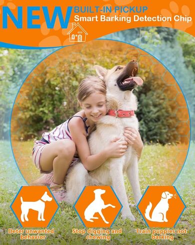 Dog Barking Control Devices, Anti Barking Device Ultrasonic Dog Barking Deterrent with 4 Modes, Stop Barking Dog Devices Up to 50 Ft Range, 2 in 1 Weatherproof Bark Control Device Outdoor Indoor in Kuwait