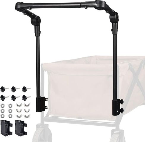 Adjustable Wagon Push Handle Attachment, Fit for Round/Square Frame Wagons in Kuwait