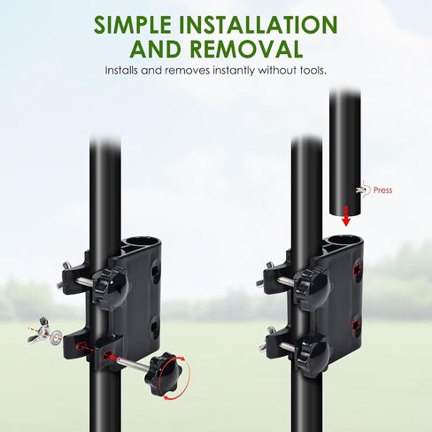 Adjustable Wagon Push Handle Attachment, Fit for Round/Square Frame Wagons in Kuwait