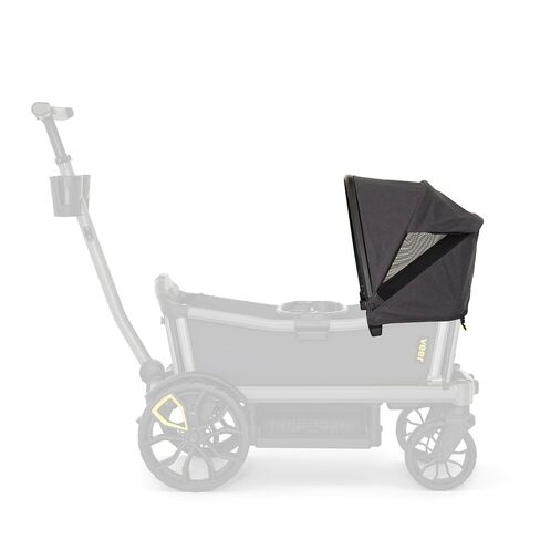 Veer Cruiser City Essentials Bundle | Premium 2 Seater Urban Stroller Wagon for Kids | Fully Collapsible | Hose Washable | Includes Cruiser City + Retractable Canopy + Storage Basket in Kuwait