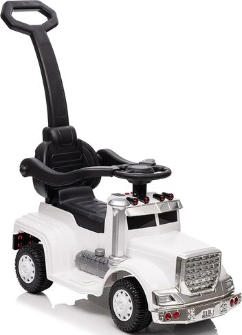 Outfunny 3-in-1 Ride on Push Car for Toddler 1-3 Years with Handle & Music in Kuwait