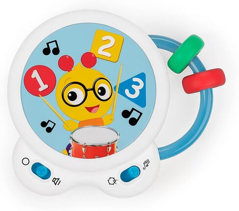 Baby Einstein Tiny Tempo Musical Toy Drum, Ages 3+ Months, Bead Chaser in Kuwait
