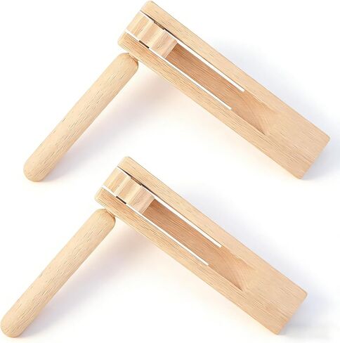 2PCS Mexicans Noise Ratchet Wooden Noise Maker Spinning Ratchet Spinning Rattle Mexican Wood Traditional Noisemakers for Birthday, Party Favors, Games, Sports Events and Christmas Celebrations in Kuwait